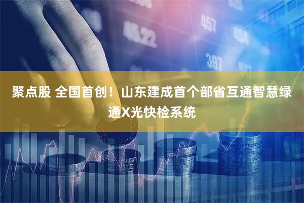 聚点股 全国首创！山东建成首个部省互通智慧绿通X光快检系统